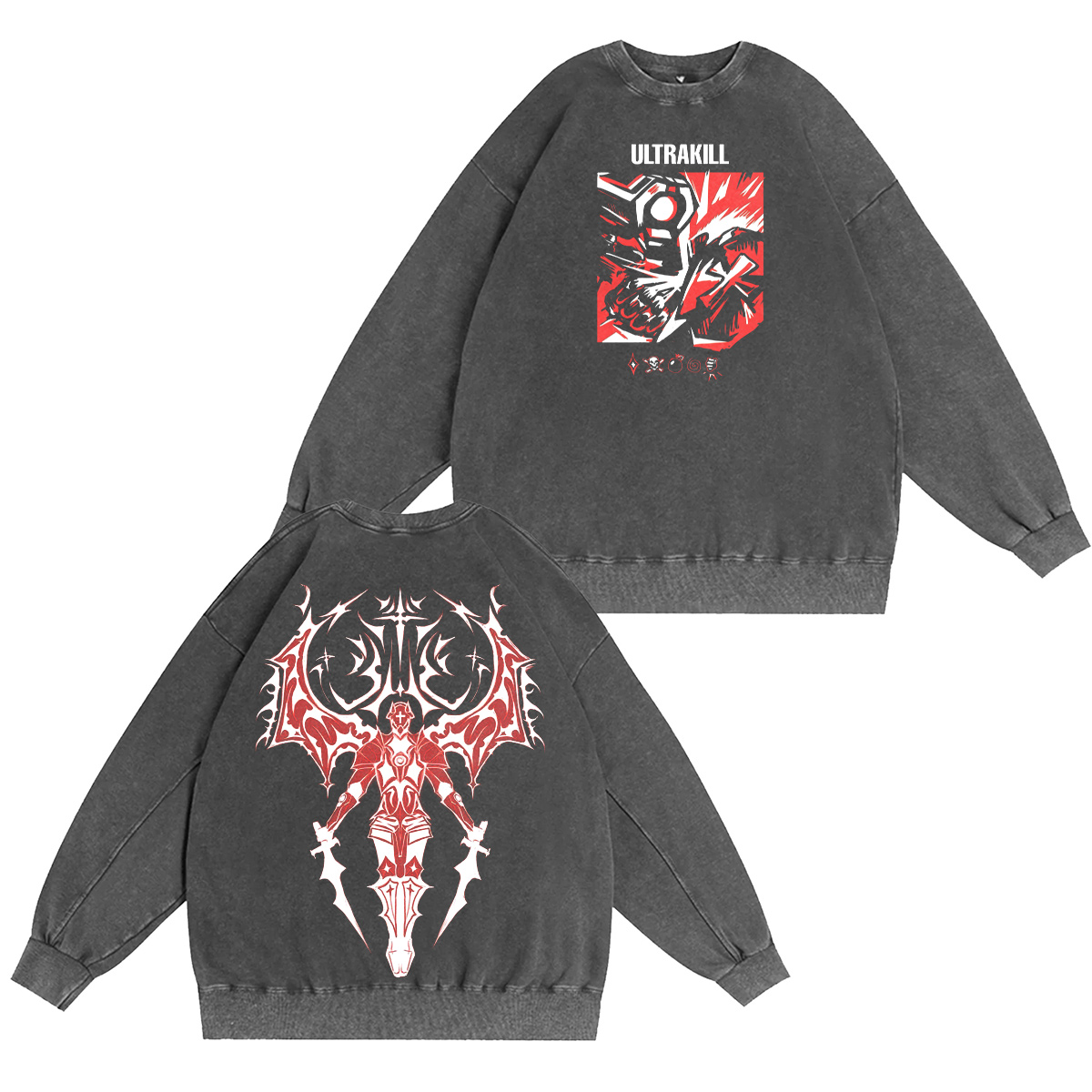ULTRAKILL Oversized Washed T-shirt/Crewneck/Hoodie