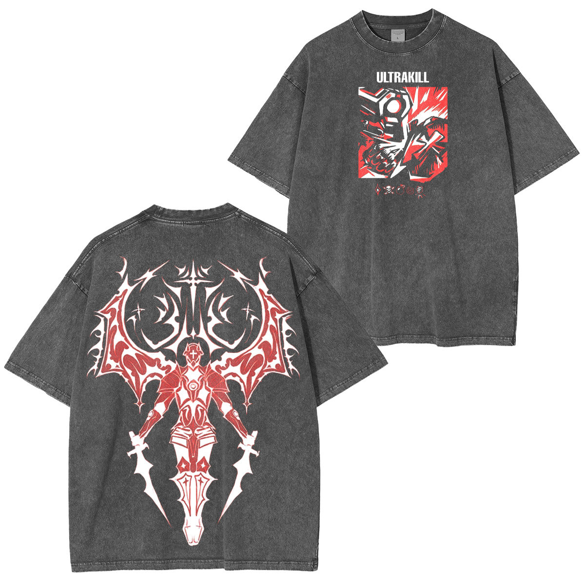 ULTRAKILL Oversized Washed T-shirt/Crewneck/Hoodie