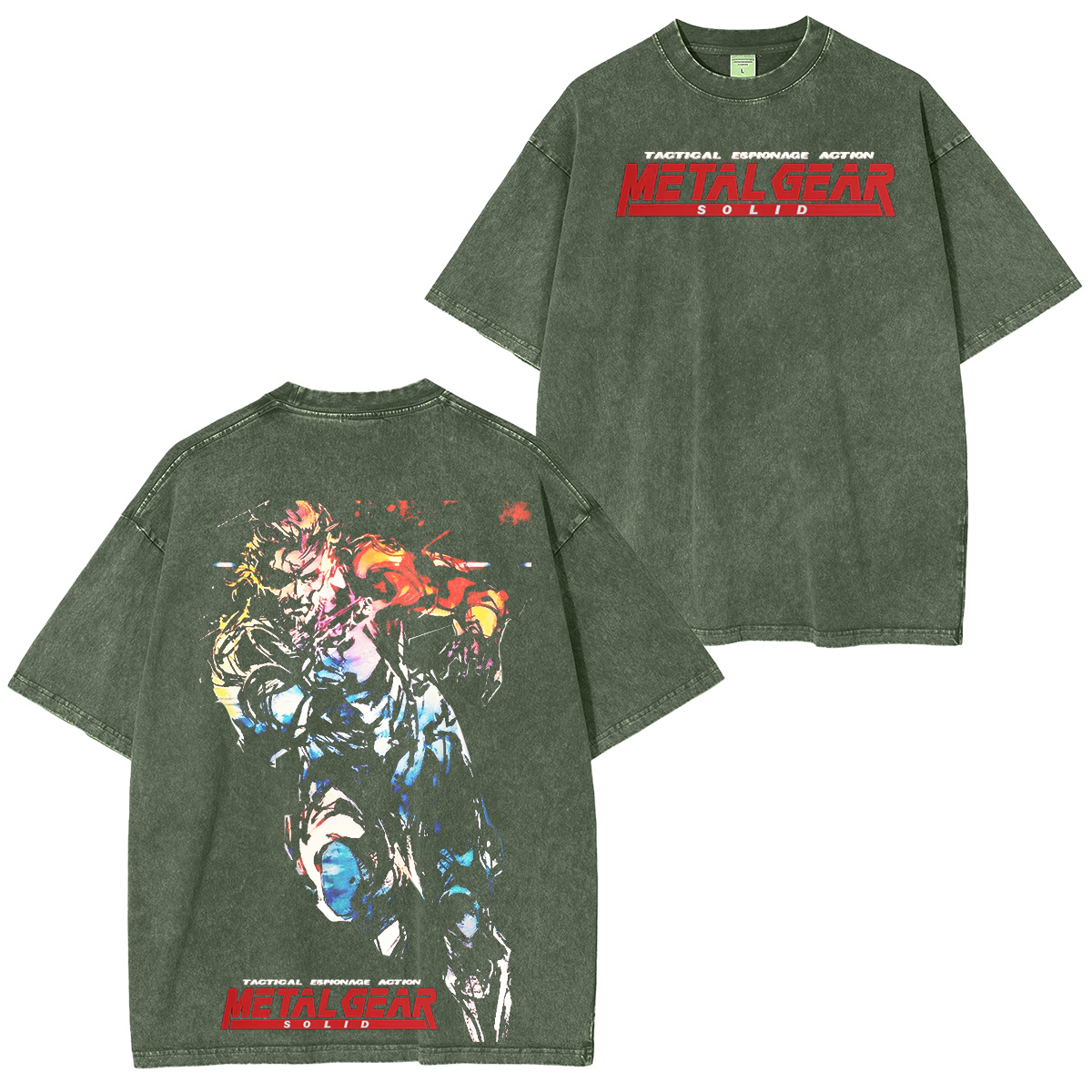 Metal Gear Vintage Washed T-shirt/Crewneck/Hoodie