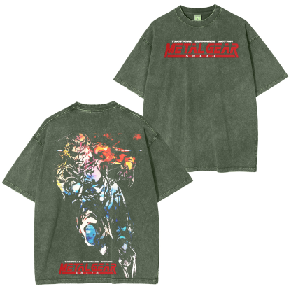 Metal Gear Vintage Washed T-shirt/Crewneck/Hoodie