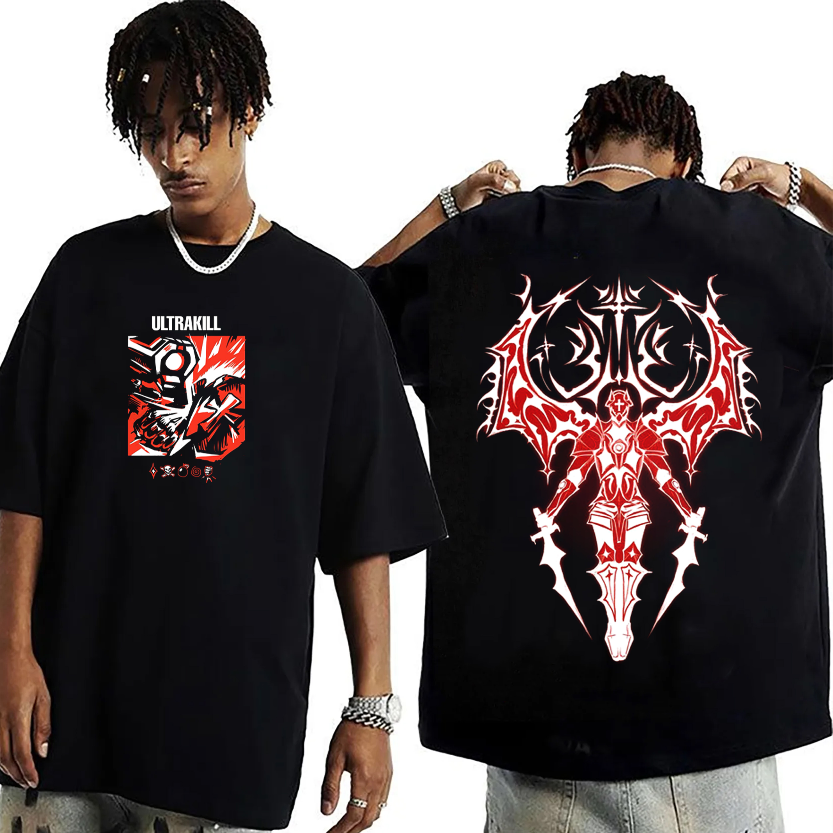 ULTRAKILL Oversized Washed T-shirt/Crewneck/Hoodie
