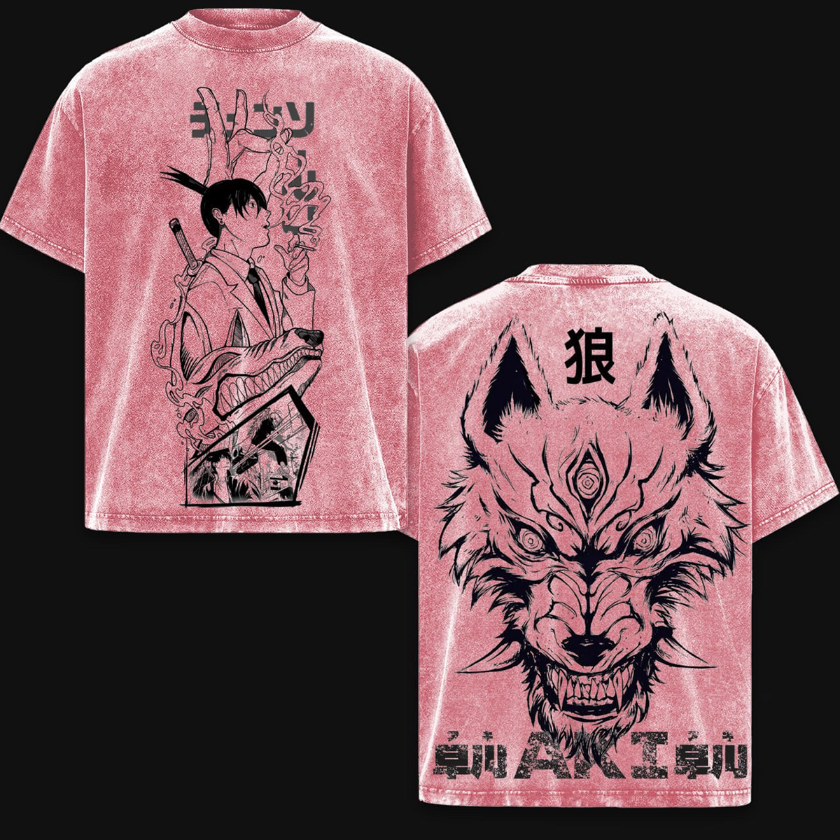 Aki Hayakawa Chainsaw Man Anime Washed T-shirt/Crewneck/Hoodie