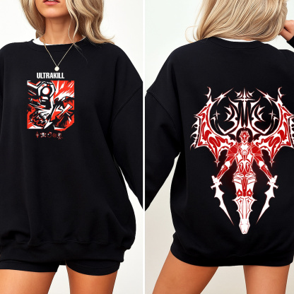 ULTRAKILL Oversized Washed T-shirt/Crewneck/Hoodie
