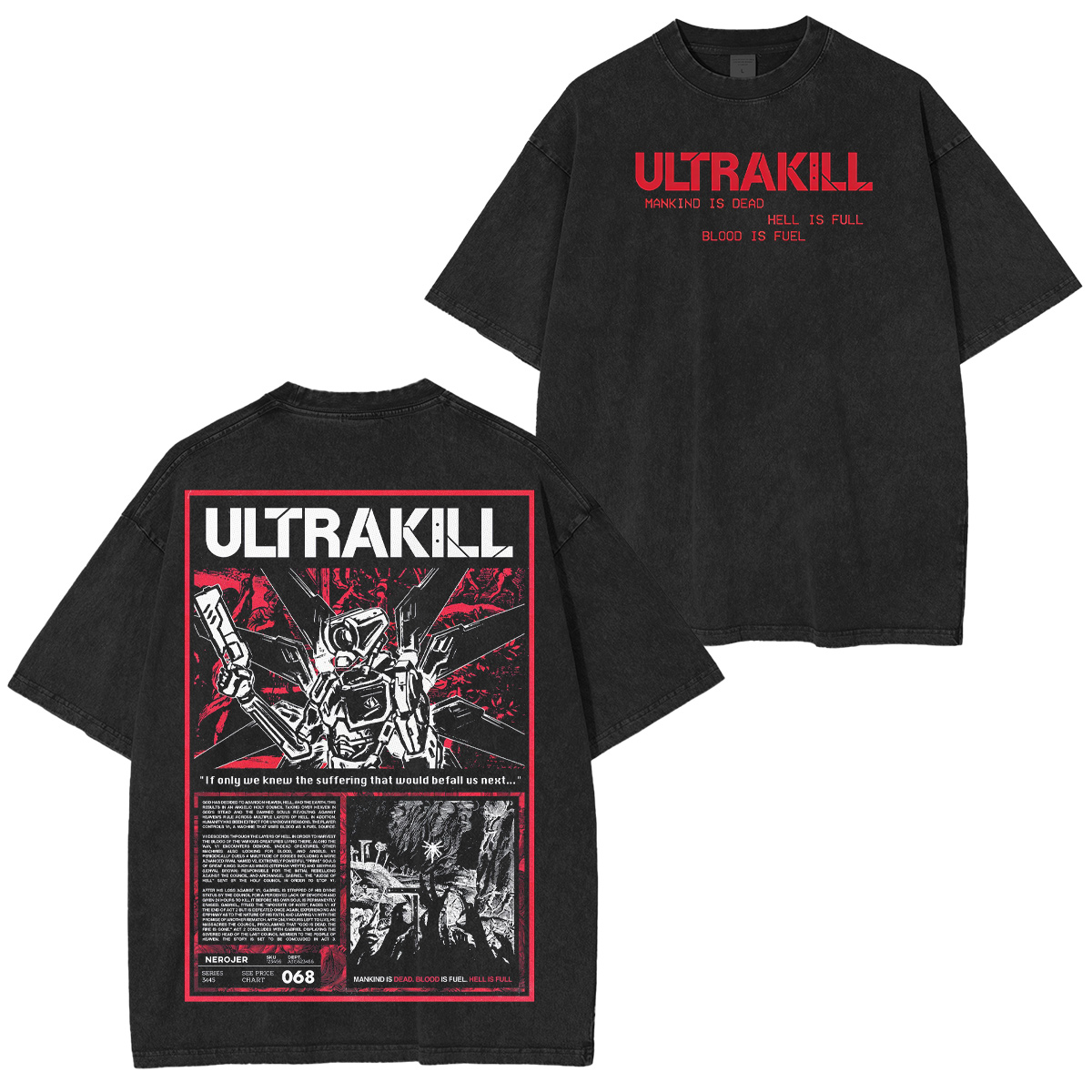 ULTRAKILL Oversized T-shirt/Crewneck/Hoodie