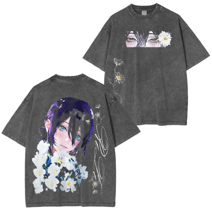 Chainsaw Man Reze Vintage Washed T-shirt/Crewneck/Hoodie