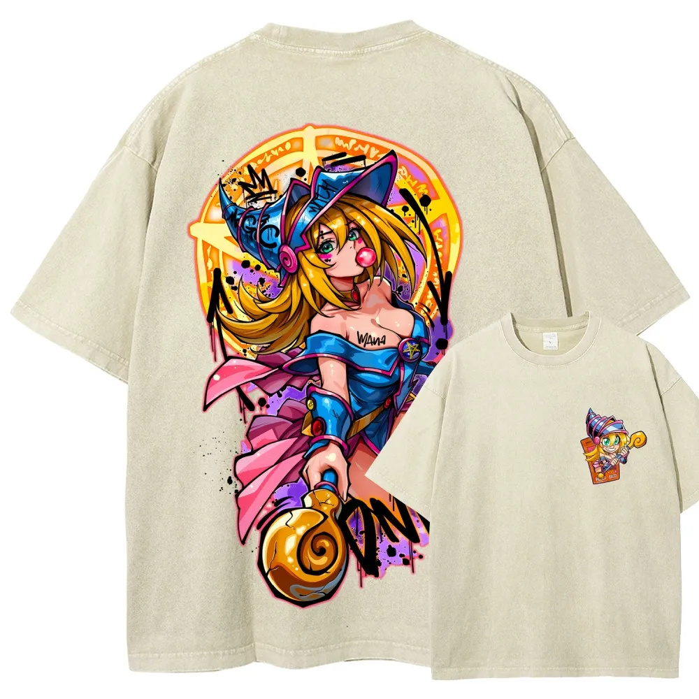 Dark Magician,Yu-Gi-Oh! Unisex Washed T-Shirt