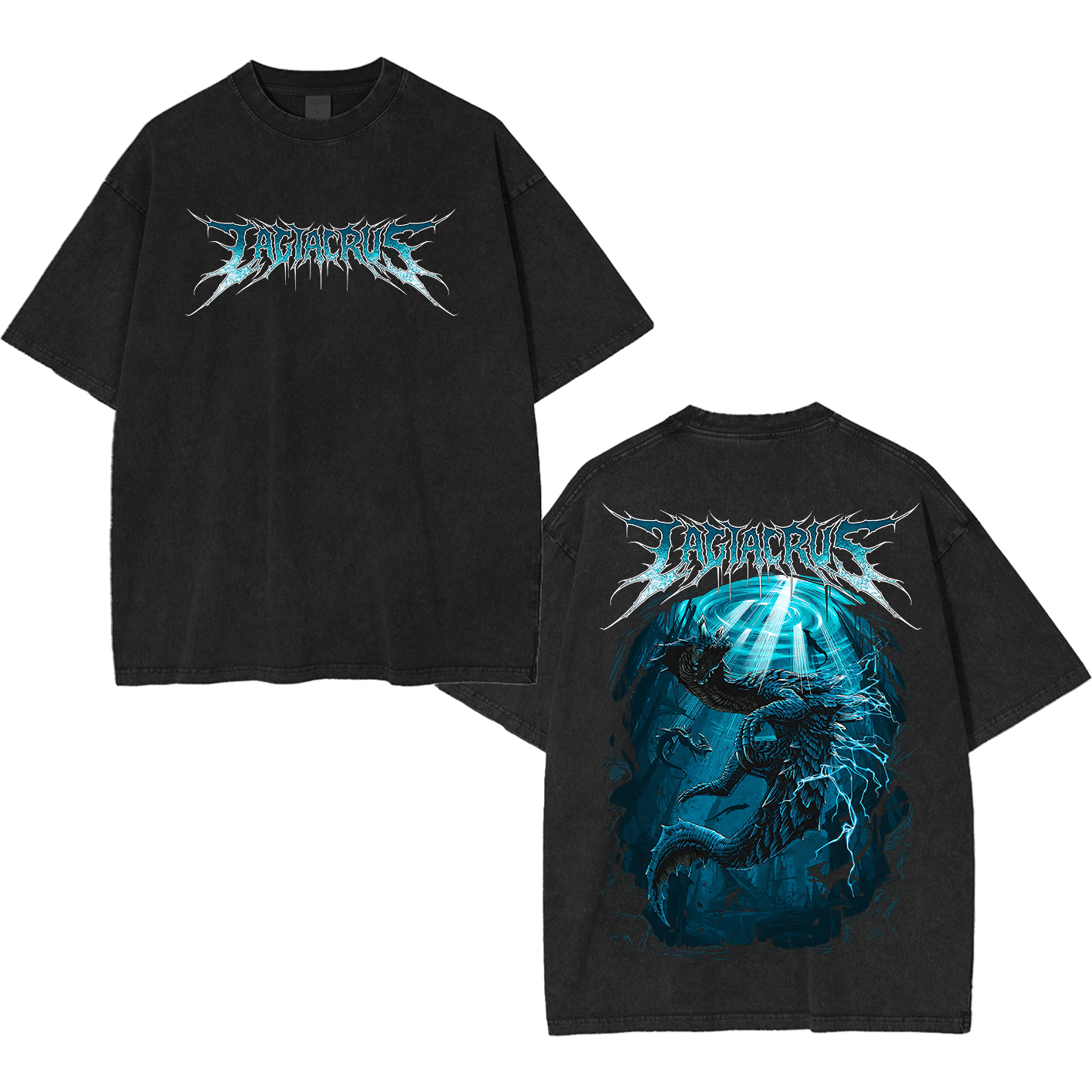 Monster Hunter Lagiacrus Unisex Washed T-Shirt