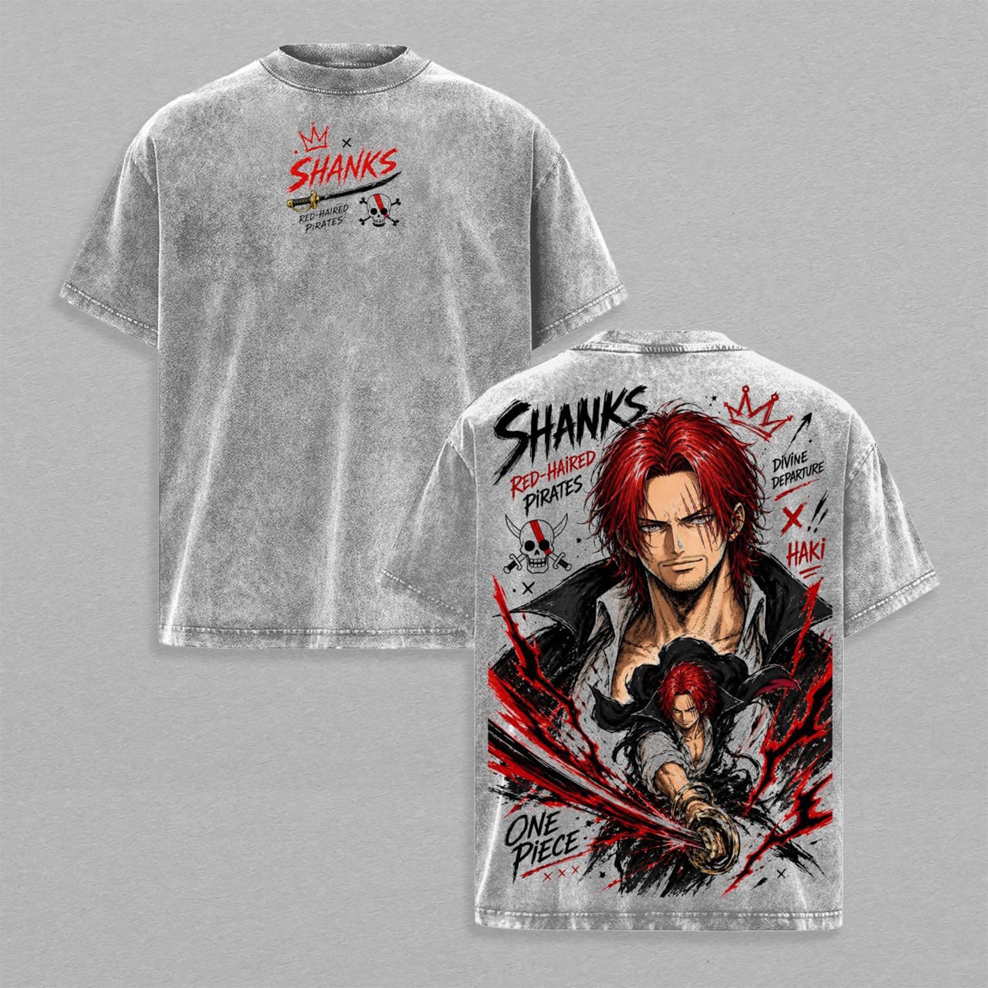 One Piece washed T-shirt/Crewneck/Hoodie