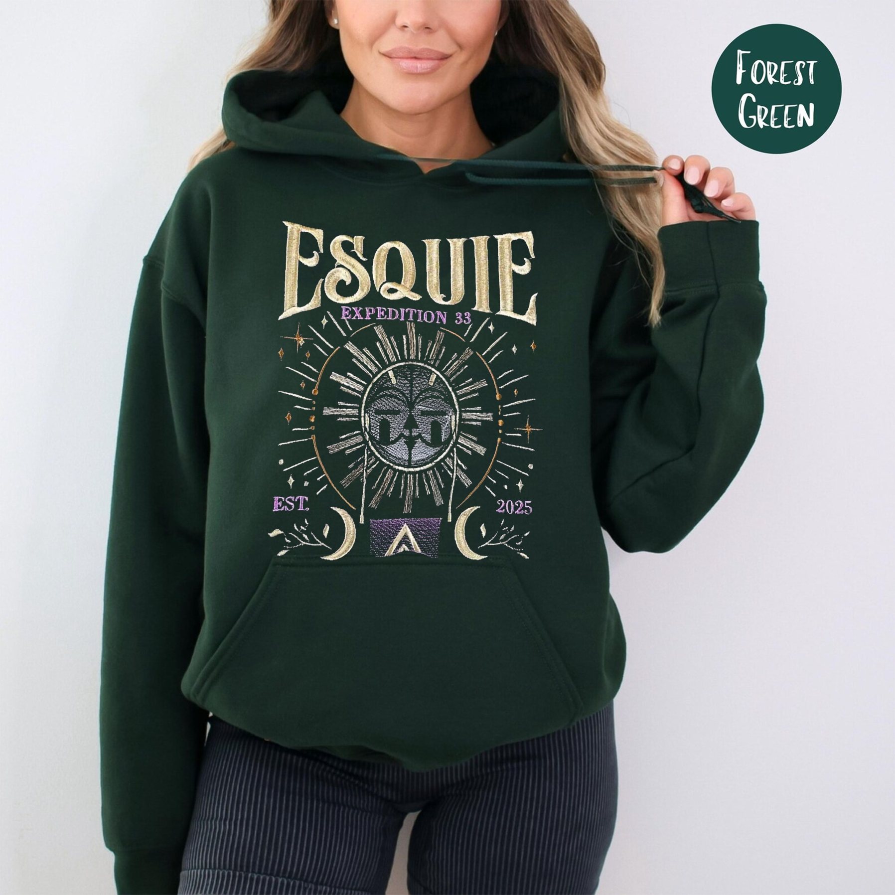 Expedition 33 Clair Obscur Embroidered Unisex T-shirt/Crewneck/Hoodie