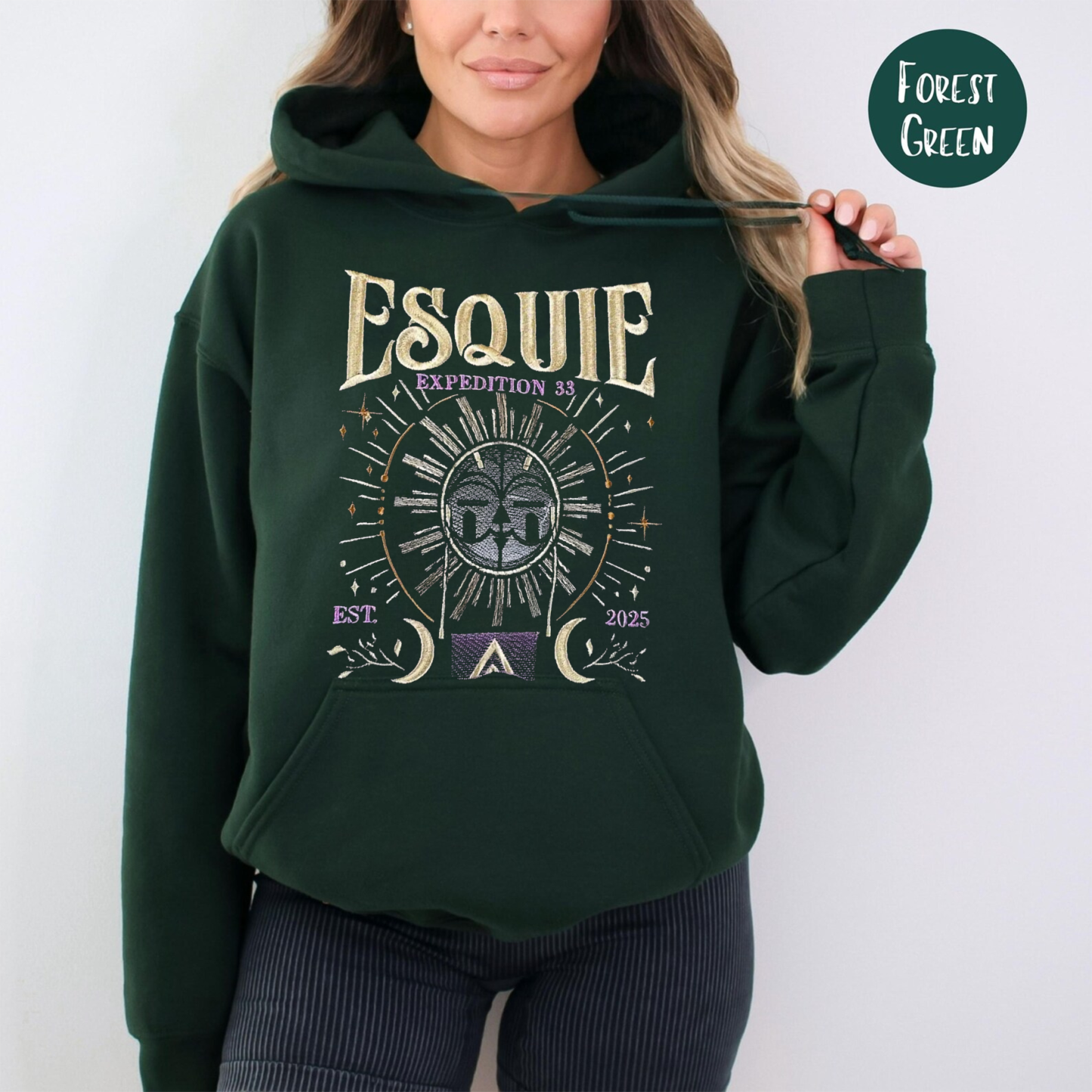 Expedition 33 Clair Obscur Embroidered Unisex T-shirt/Crewneck/Hoodie