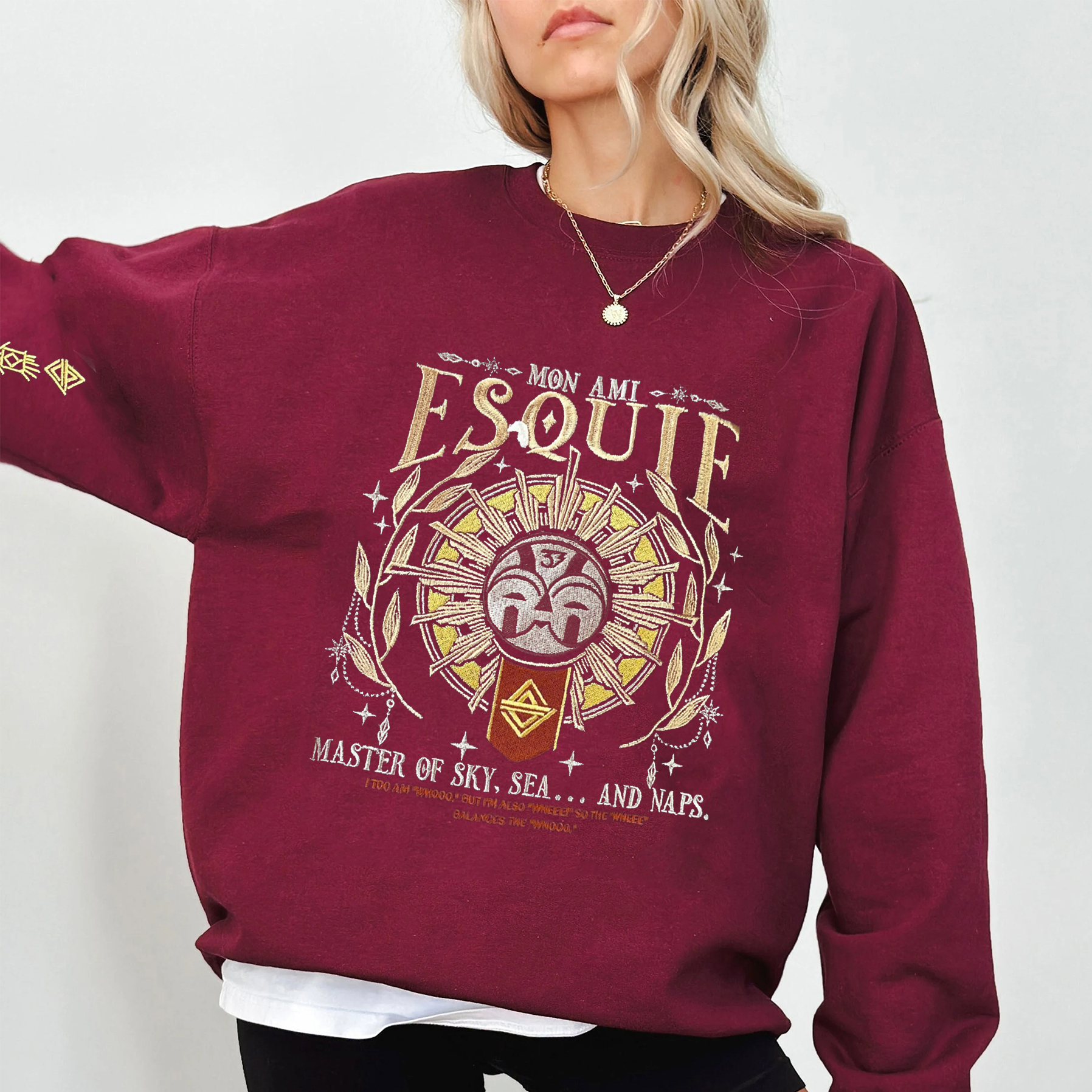 Expedition 33 Clair Obscur Embroidered Unisex T-shirt/Crewneck/Hoodie