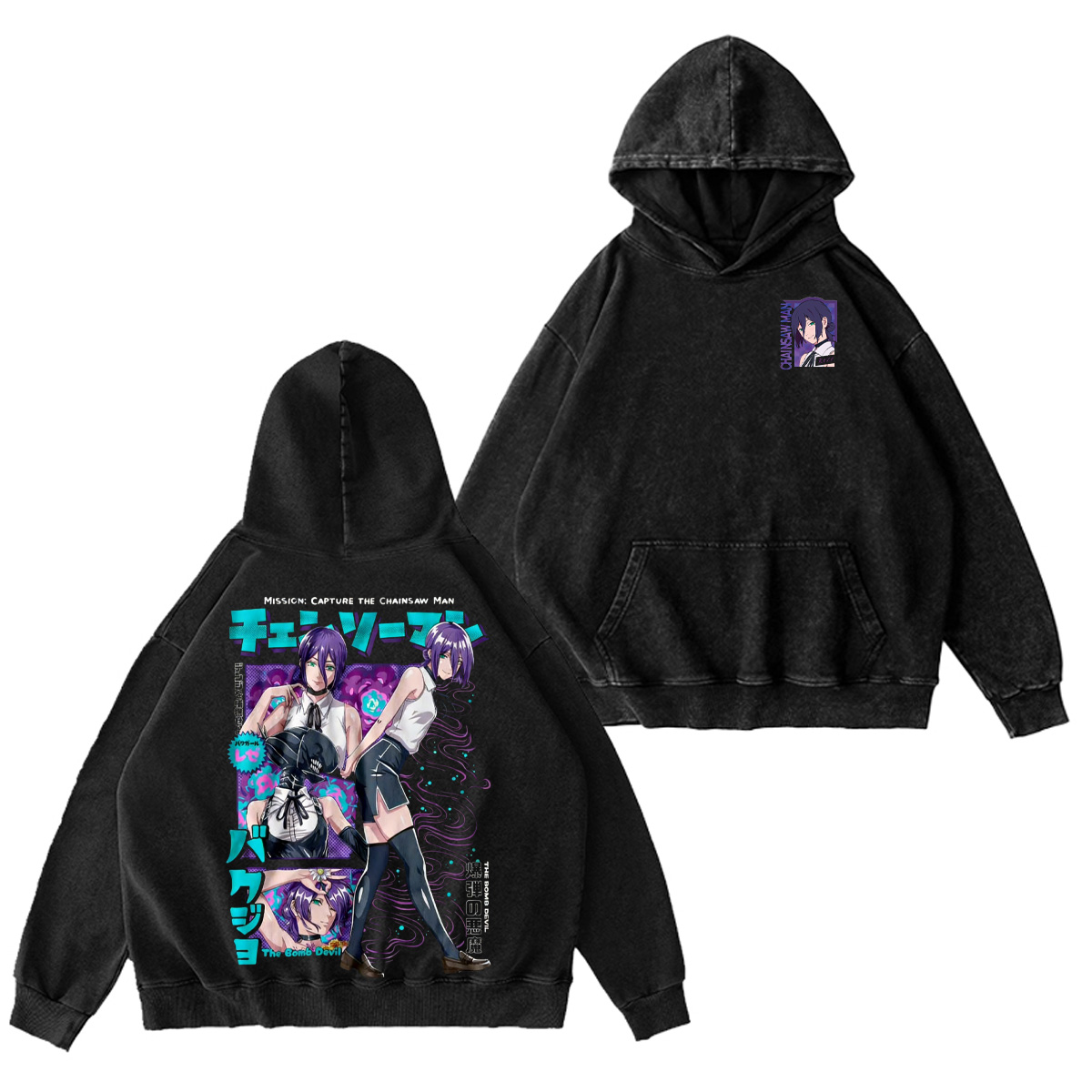 Reze Chainsaw Man Oversized T-shirt/Crewneck/Hoodie