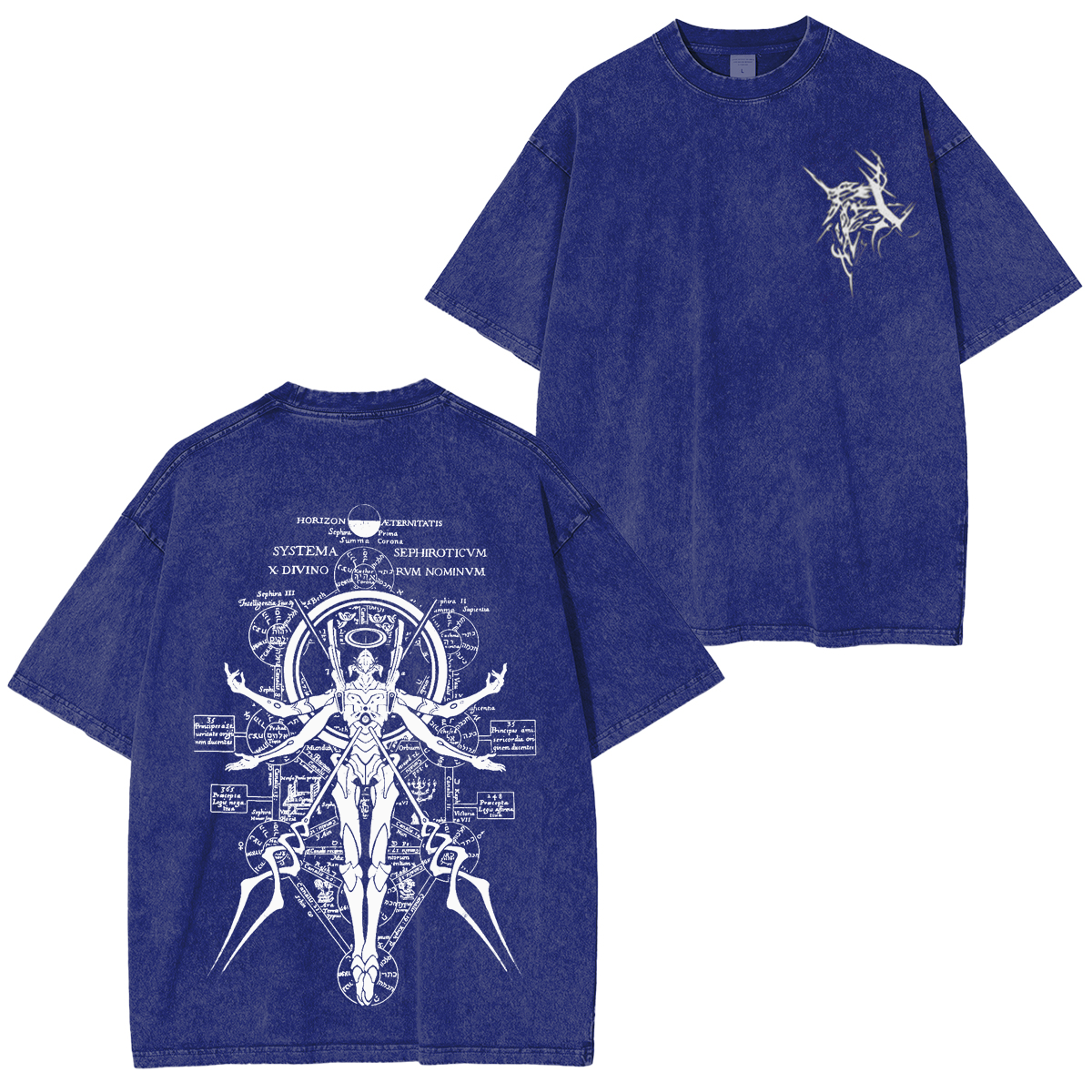 Neon Genesis Evangelion Game Unisex Washed T-Shirt
