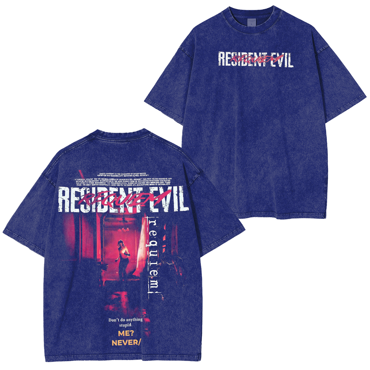 Resident Evil Unisex  Washed T-Shirt
