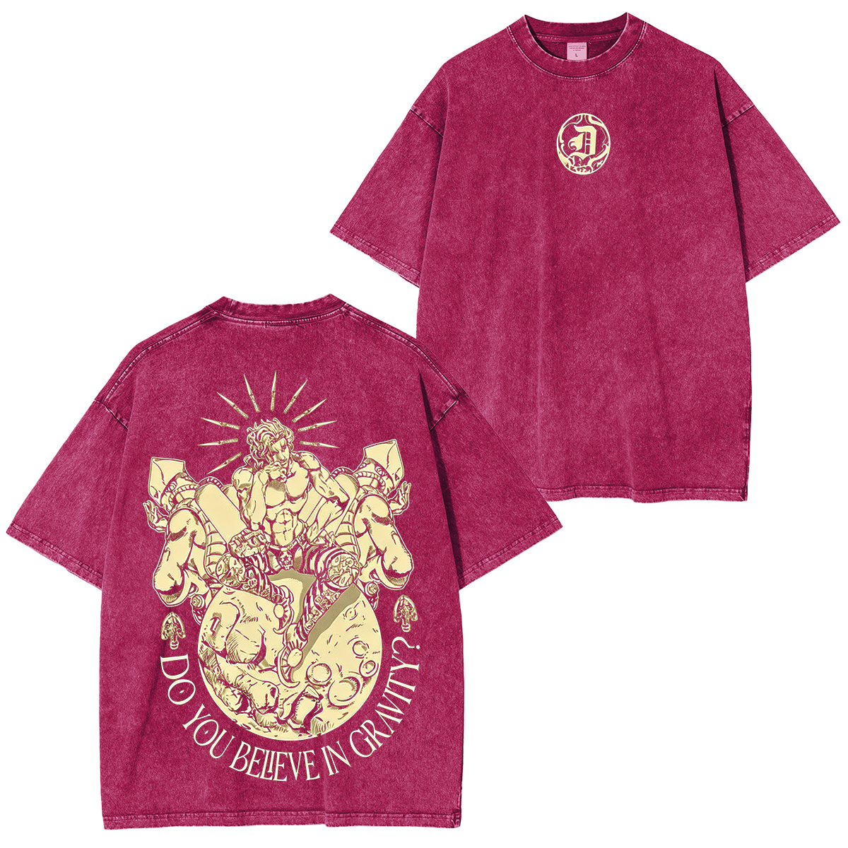 JoJo's Bizarre Adventure Unisex  Washed T-Shirt/Hoodie/Pullover Sweatshirt