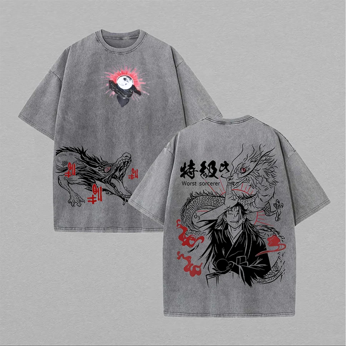 Geto Jujutsu Kaisen Unisex Washed T-Shirt