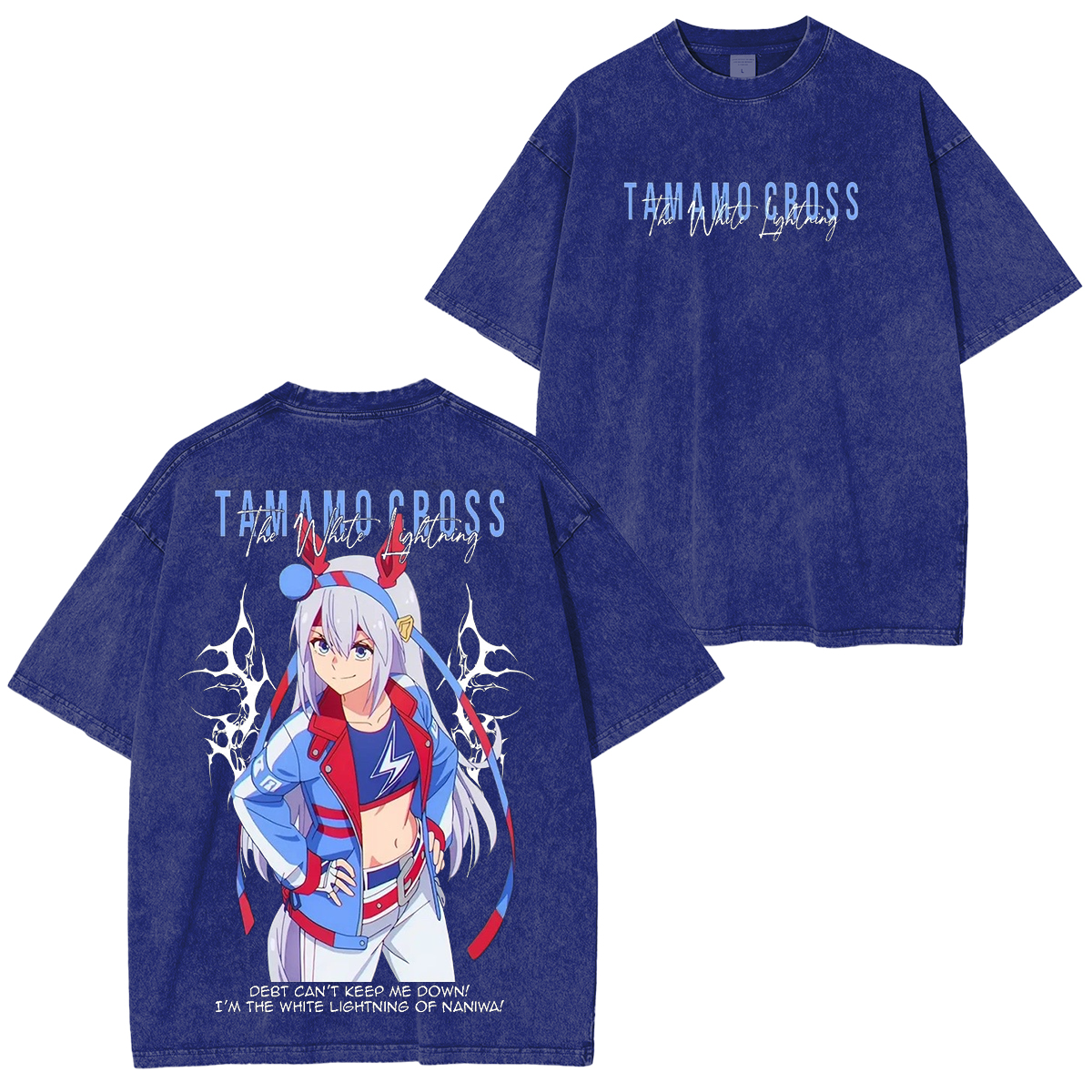 Umamusume: Pretty Derby Series Oversized Unisex Washed T-Shirt