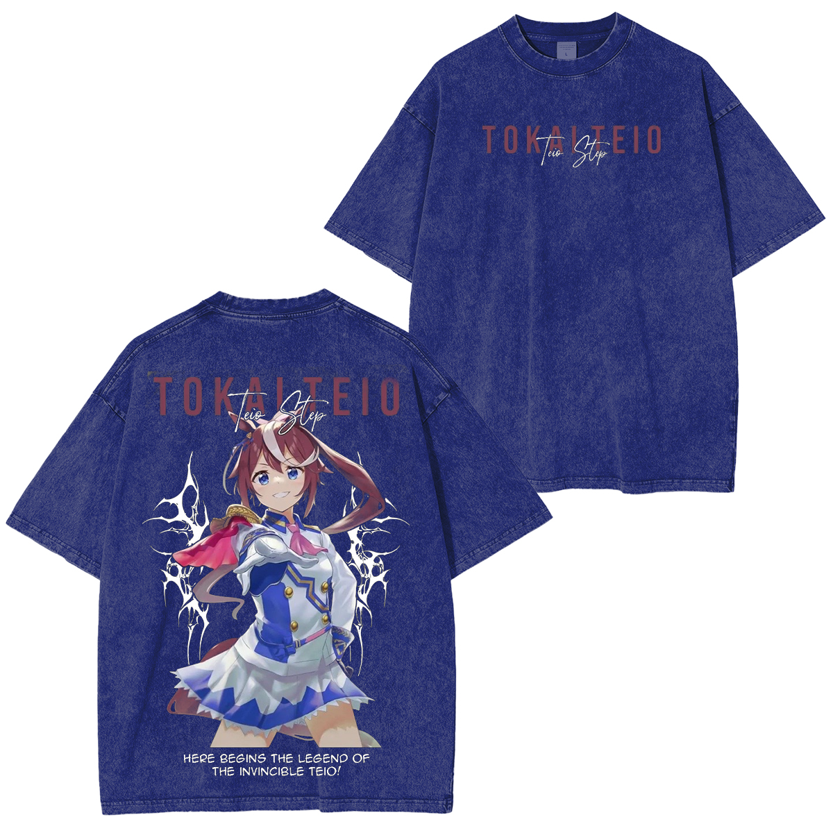 Umamusume: Pretty Derby Series Oversized Unisex Washed T-Shirt