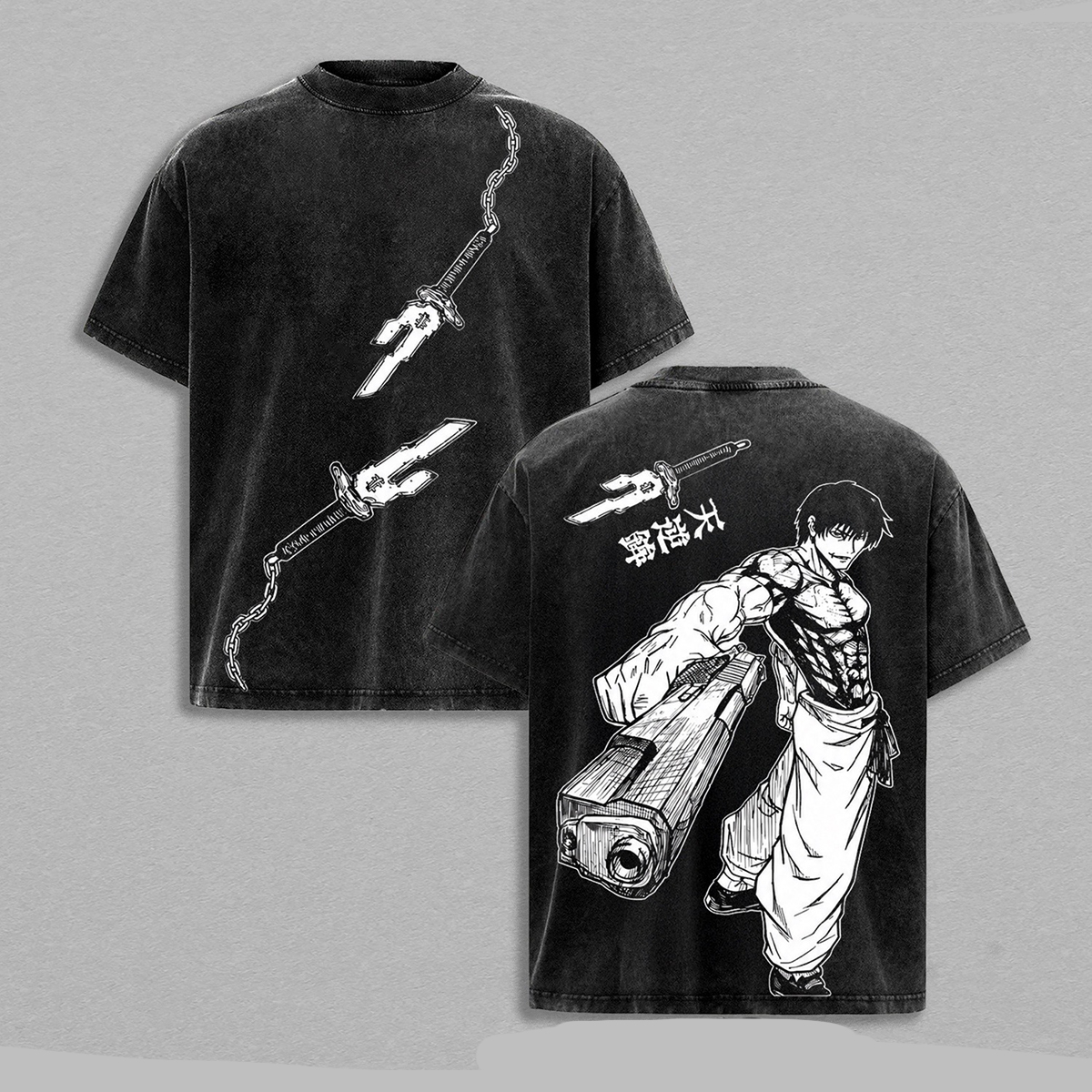 Toji Jujutsu Kaisen Washed T-shirt/Crewneck/Hoodie