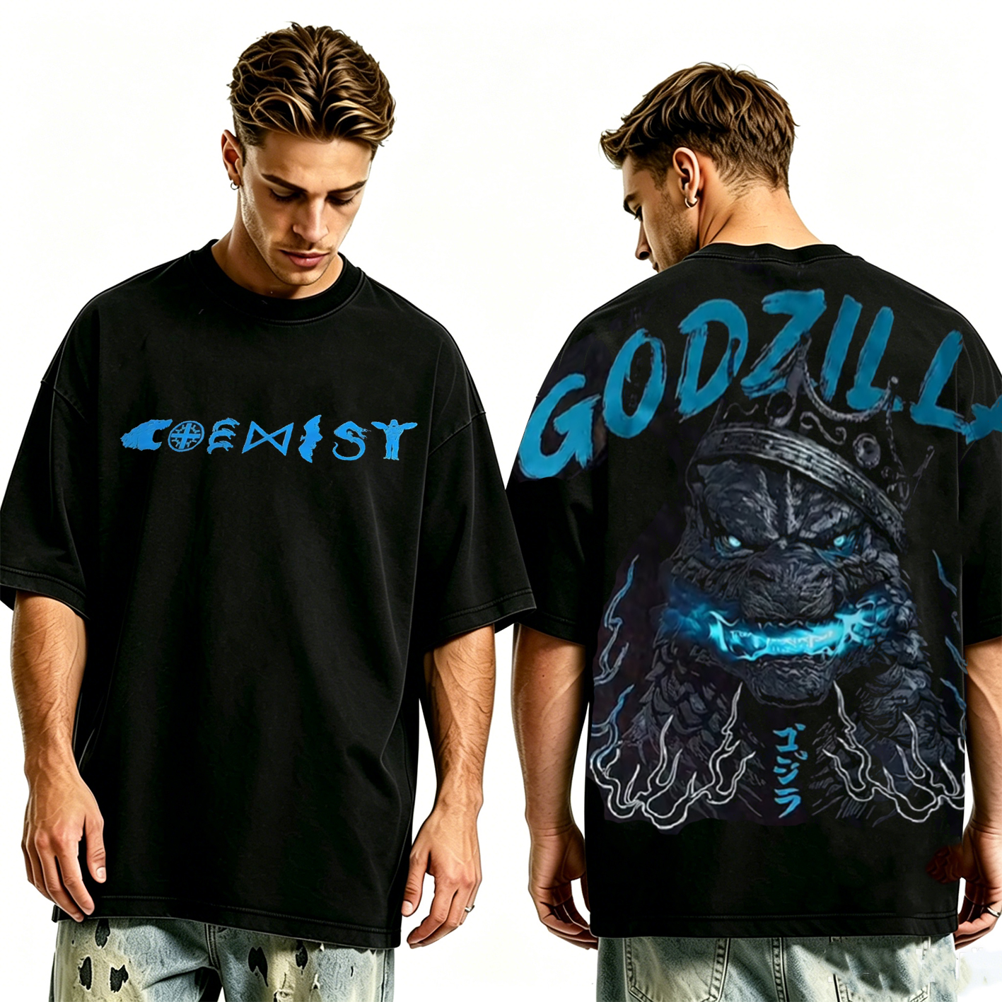 GODZILLA Unisex Washed T-Shirt