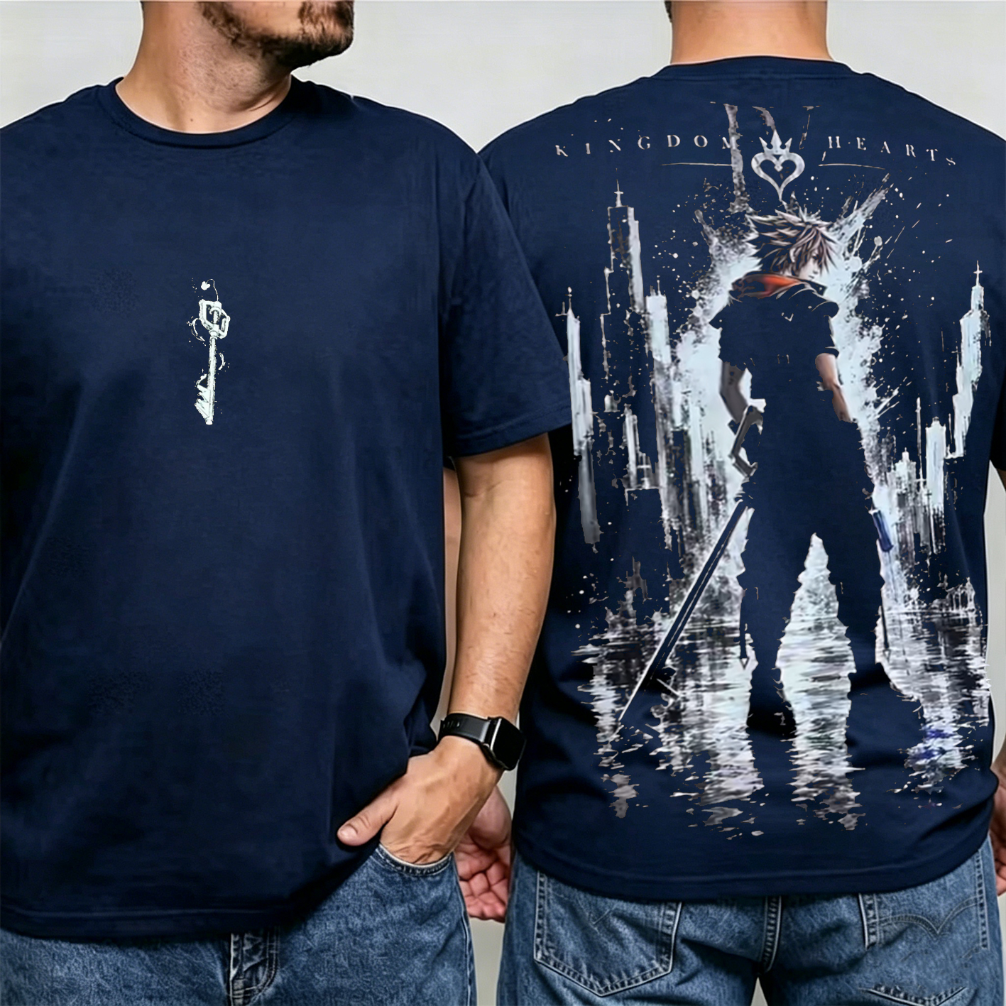 Kingdom Hearts Sora IV Unisex Washed T-Shirt