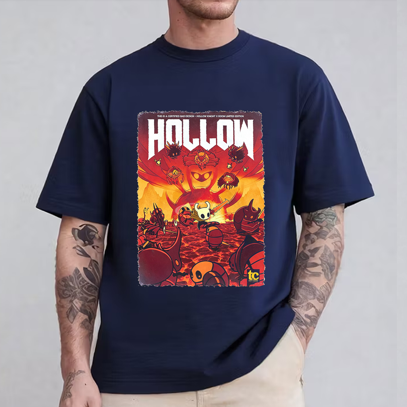 HOLLOW KNIGHT X DOOM Unisex T-shirt/Crewneck/Hoodie