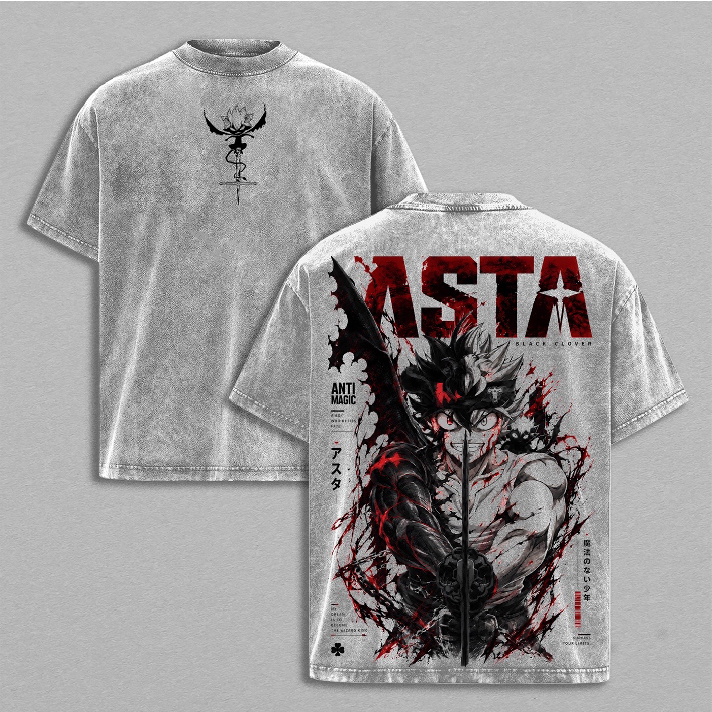 Asta Black Clover Oversized T-shirt/Crewneck/Hoodie