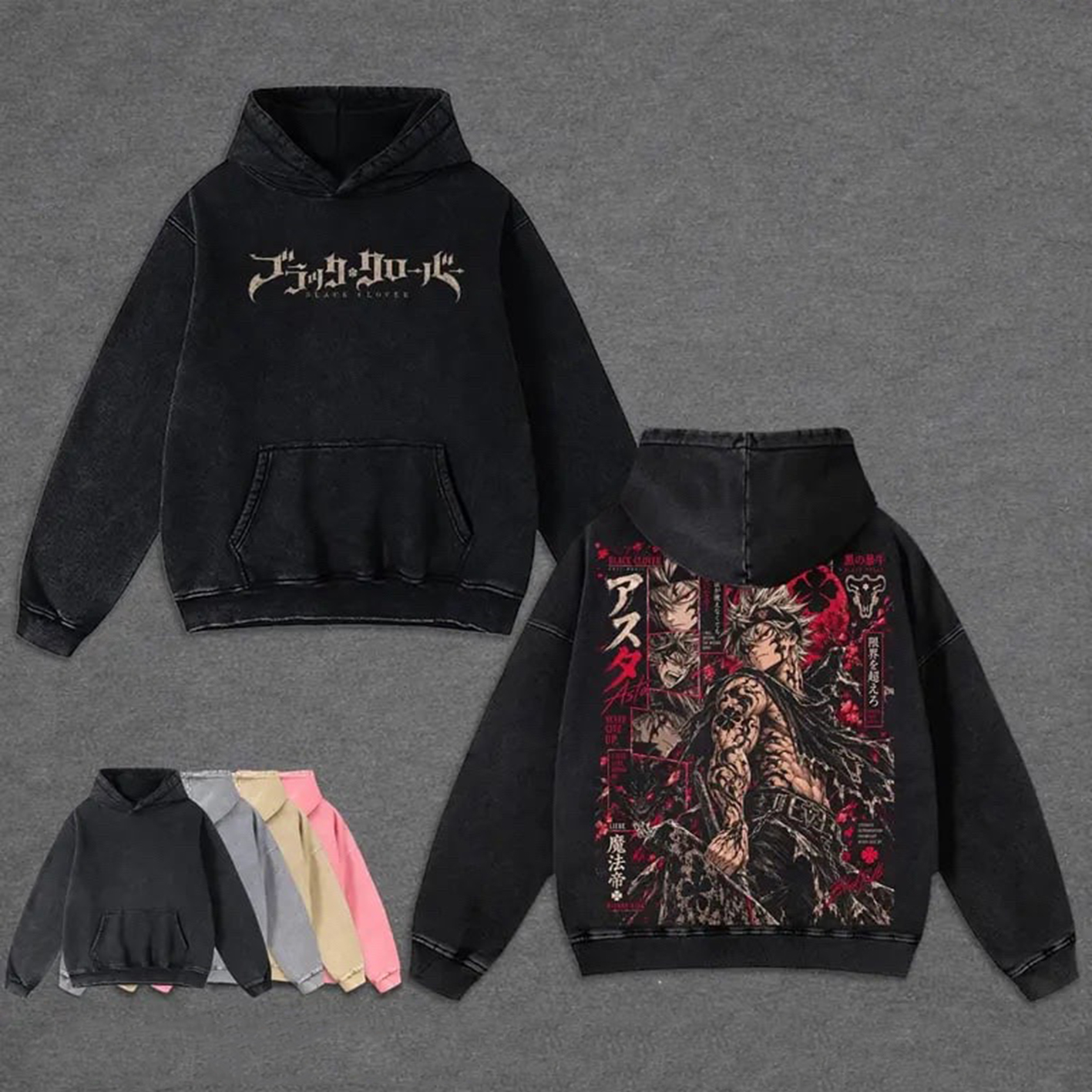 Asta Black Clover Oversized T-shirt/Crewneck/Hoodie