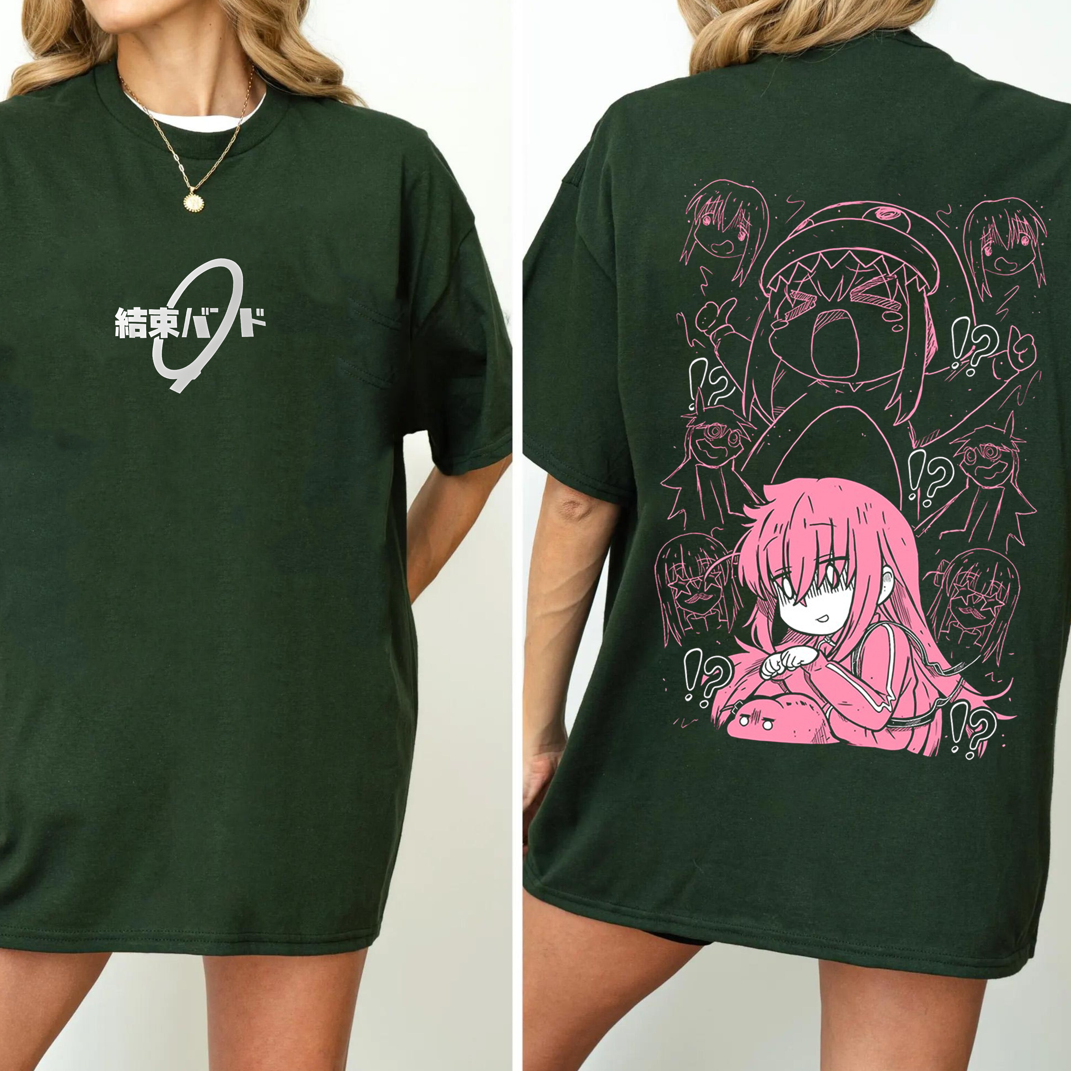 Pure Cotton Bocchi The Rock Gotou Hitori Unisex Shirt/Crewneck/Hoodie