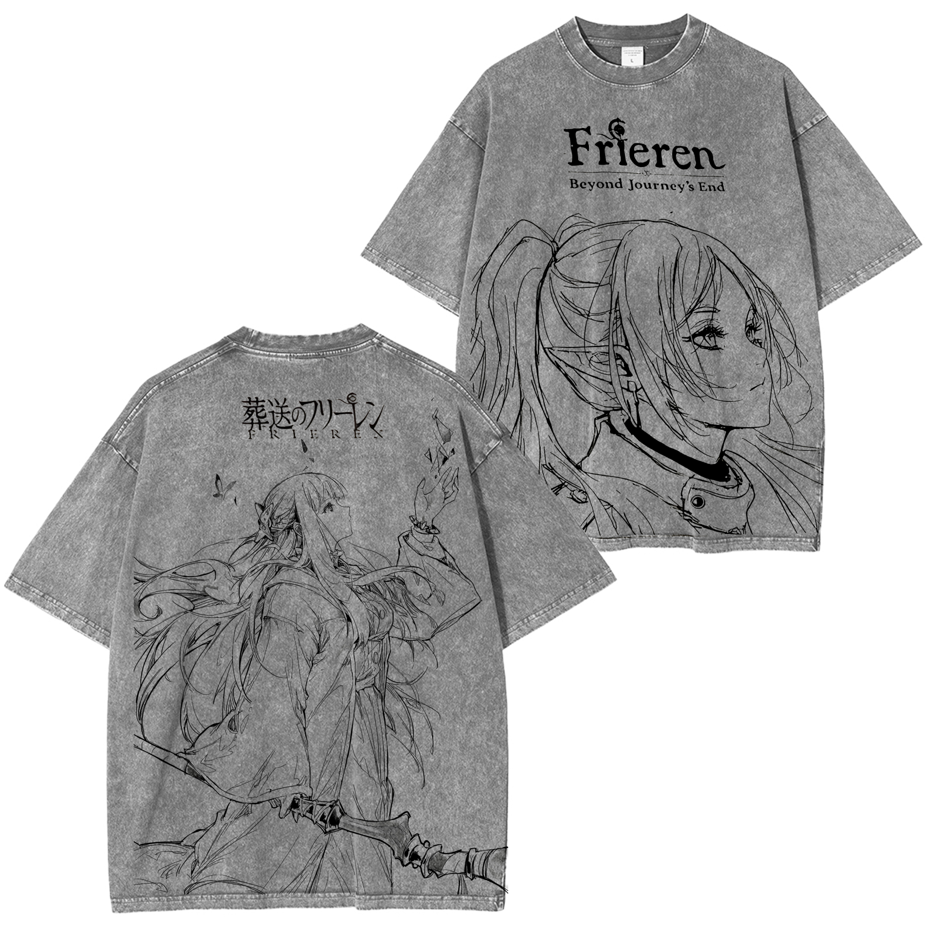 Frieren: Beyond Journey's End Vintage Washed Tee