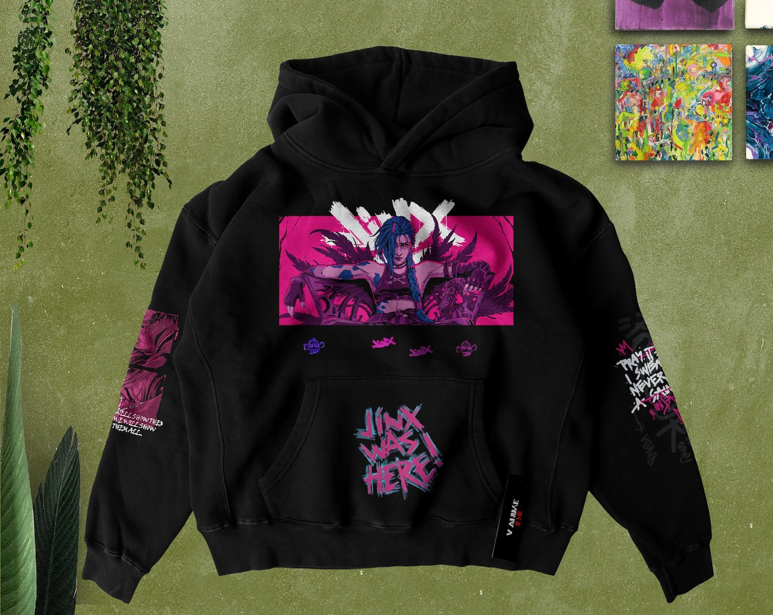 Unisex Oversize Arcane Jinx Hoodie