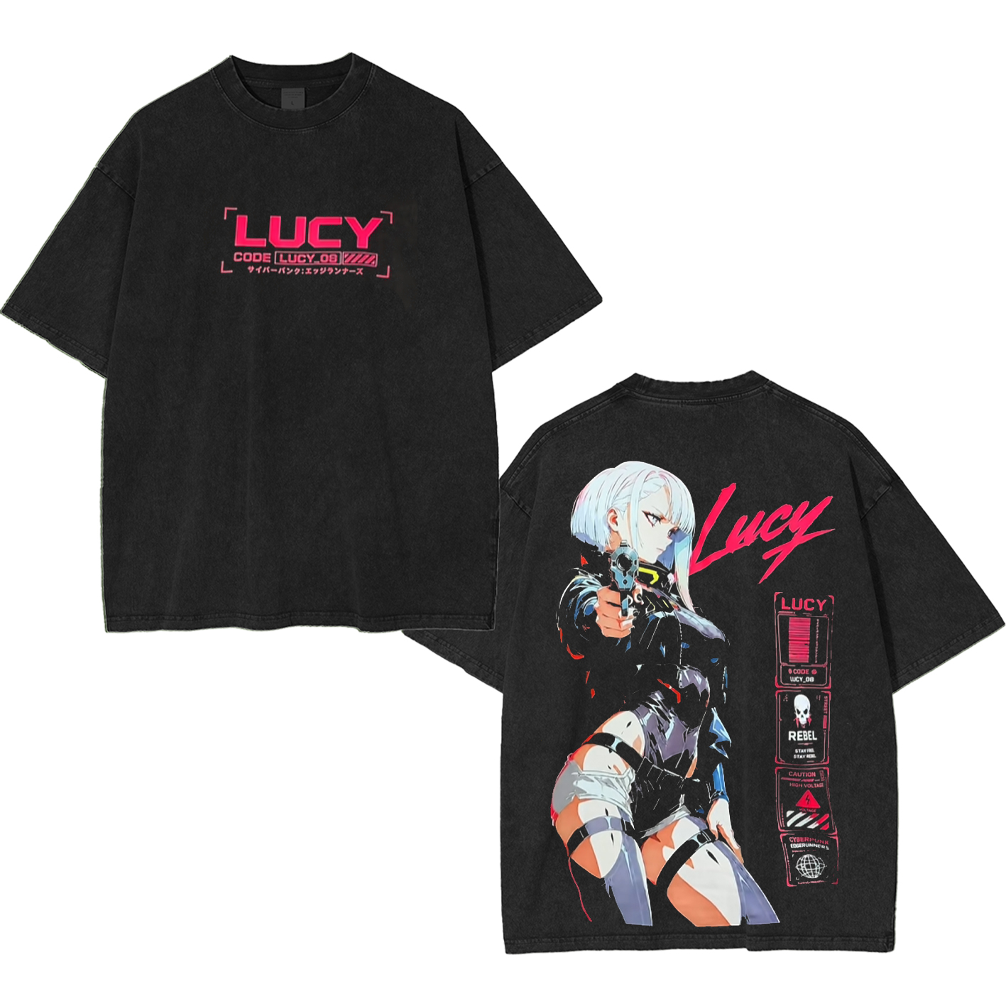 Cyberpunk 2077 Unisex Washed T-shirt/Crewneck/Hoodie