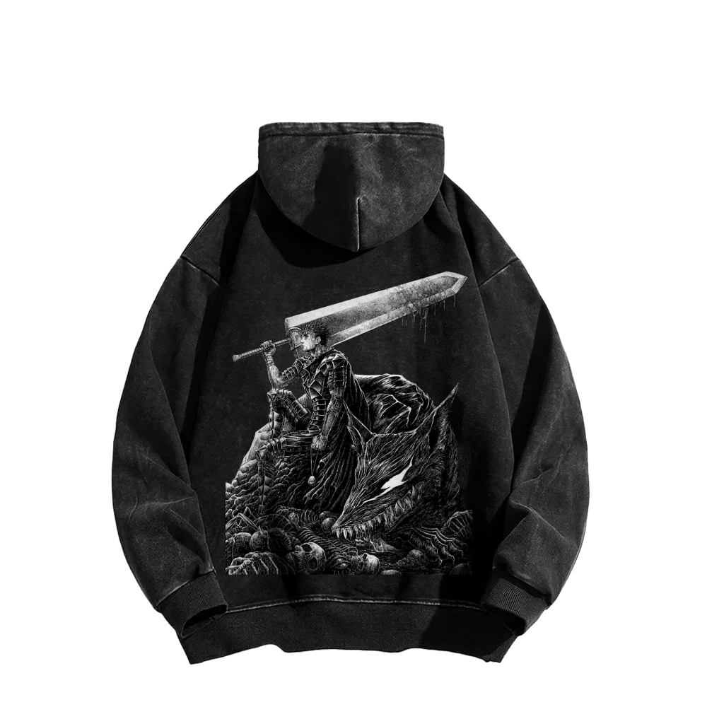 Berserk Streetwear Unisex Fit Washed T-Shirt