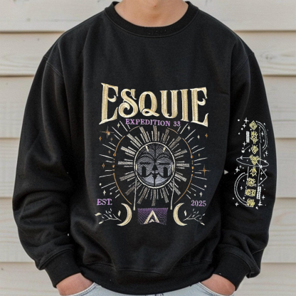 Expedition 33 Clair Obscur Embroidered Unisex T-shirt/Crewneck/Hoodie