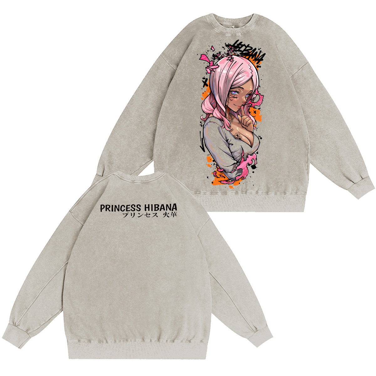 Hibana Fire Force Oversized T-shirt/Crewneck/Hoodie