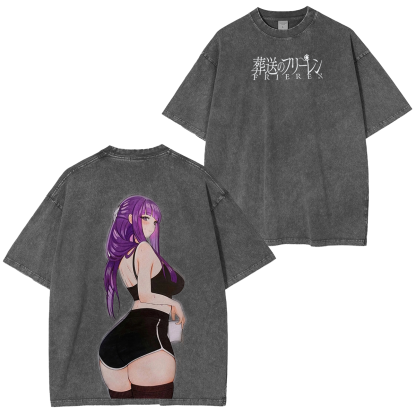 Frieren: Beyond Journey's End  Unisex  Washed T-Shirt