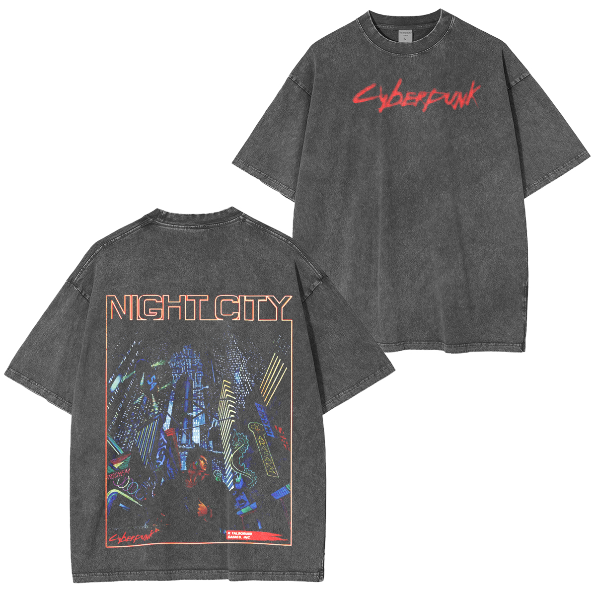 Cyberpunk 2077 Unisex  Washed T-Shirt