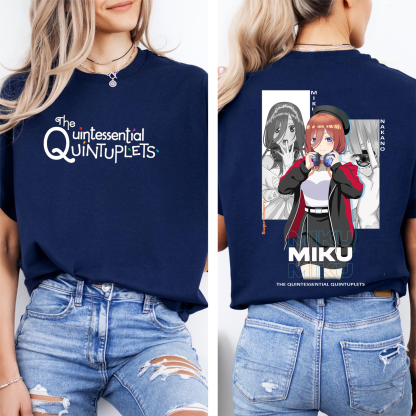 Nakano Miku-The Quintessential Quintuplets Oversized T-shirt/Crewneck/Hoodie