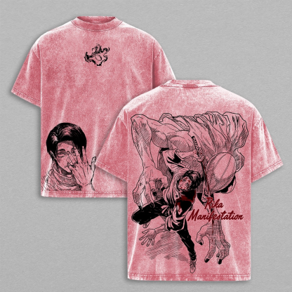 Jujutsu Kaisen Vintage Unisex  Washed T-Shirt
