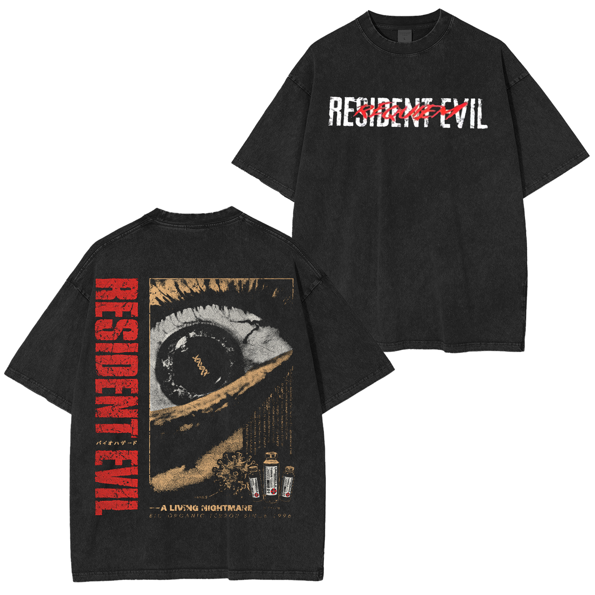Resident Evil Unisex Washed T-Shirt