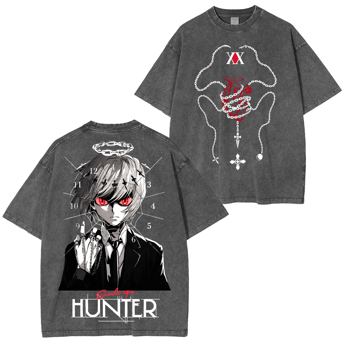 Hunter X Hunter  Unisex Washed T-Shirt