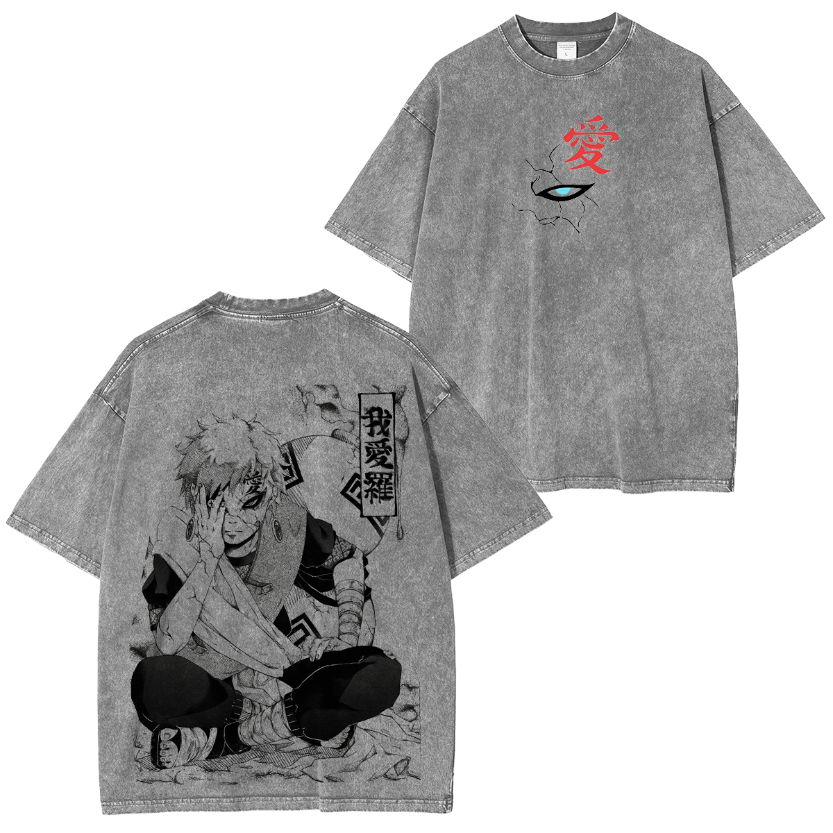 Naruto Vintage Unisex  Washed T-Shirt