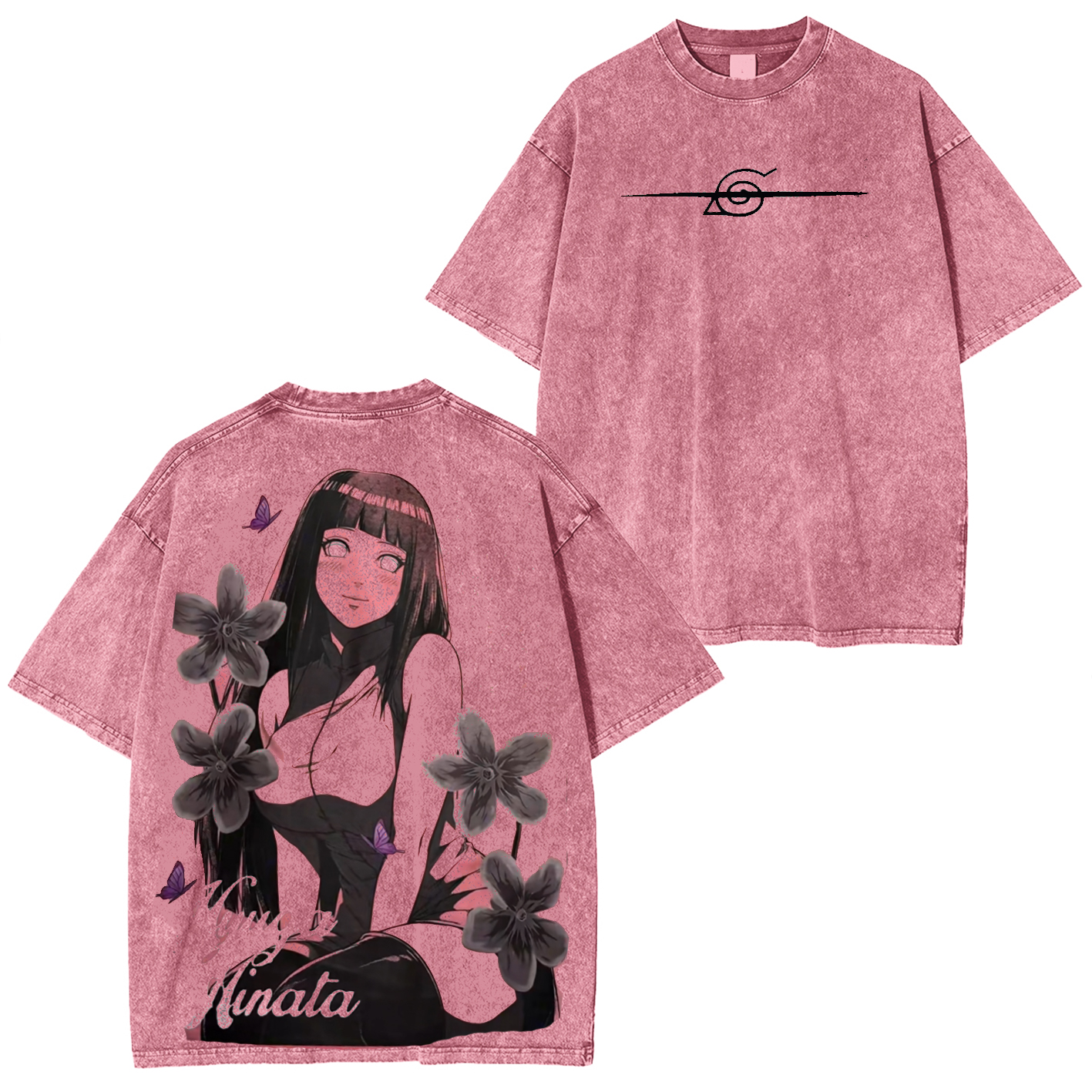 Naruto Hinata Hyuga Washed T-shirt/Crewneck/Hoodie