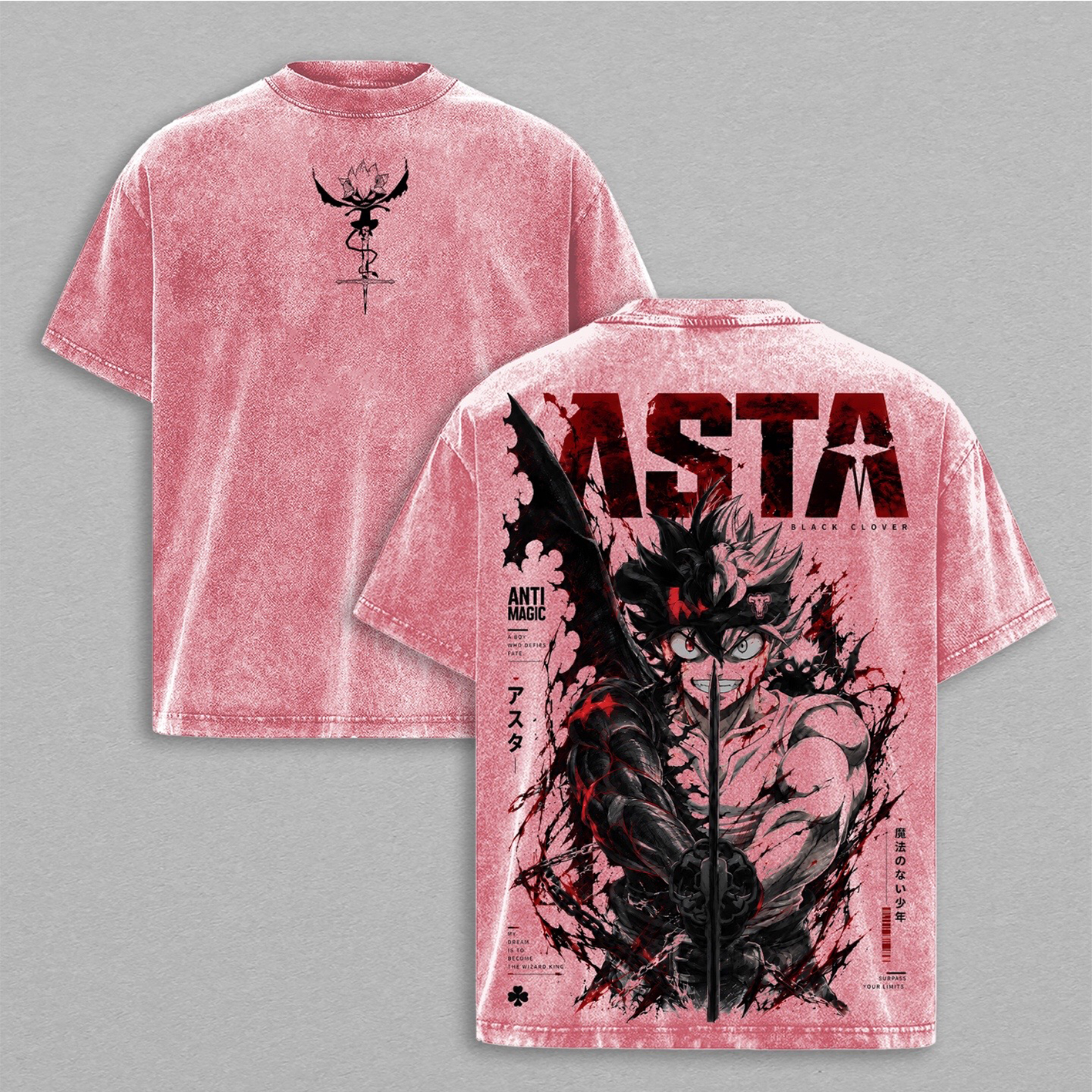 Asta Black Clover Oversized T-shirt/Crewneck/Hoodie