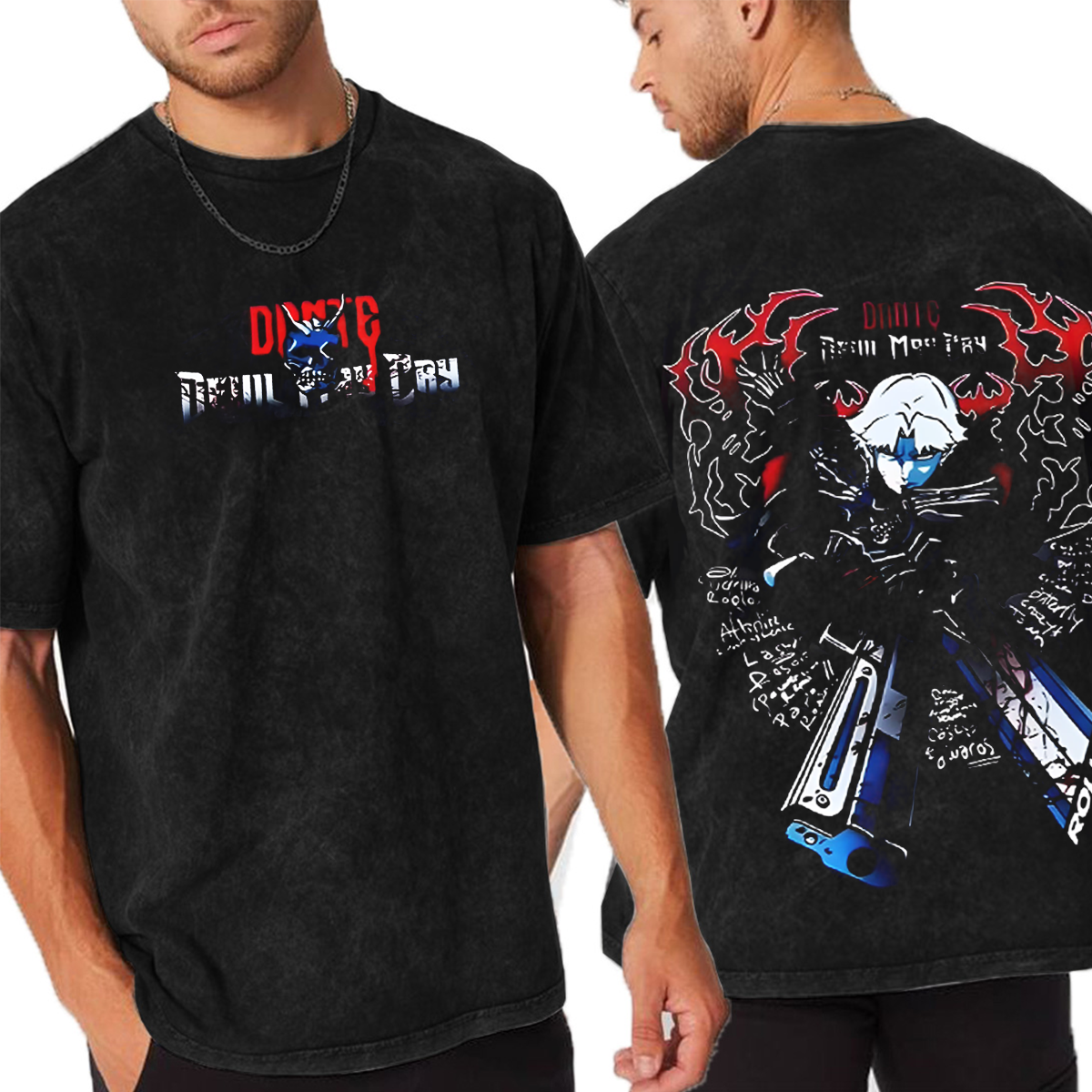 Devil May Cry Unisex Washed T-Shirt