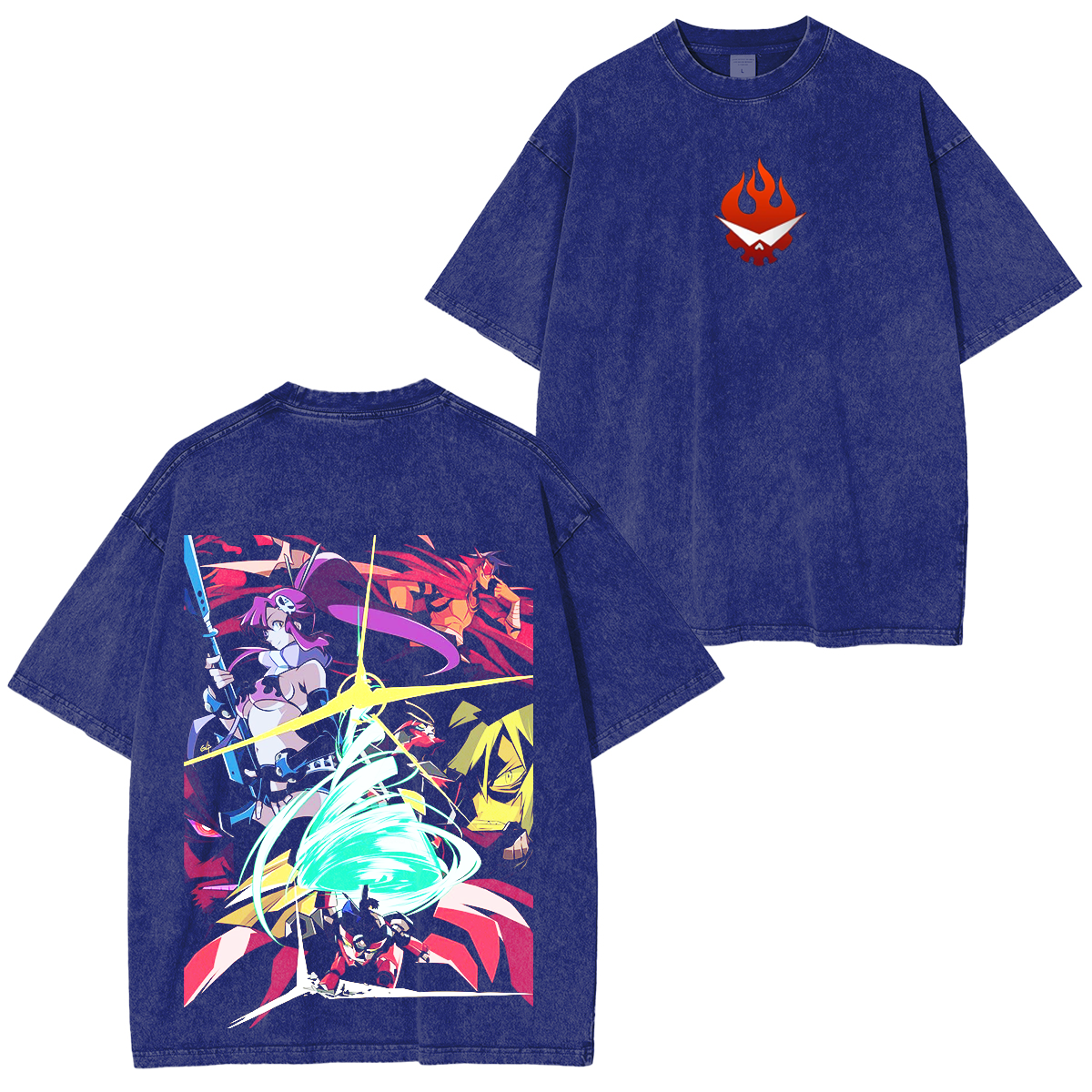 Tengen Toppa Gurren Lagann Washed T-Shirt