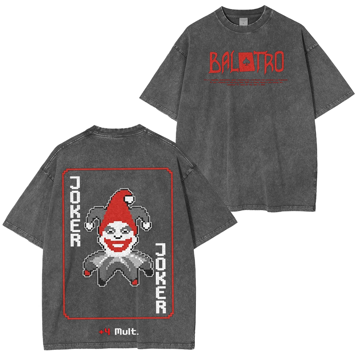 Balatro Droll Joker Vintage Washed T-shirt/Crewneck/Hoodie