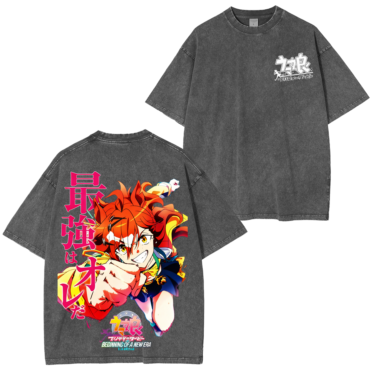 Umamusume Pretty Derby Vintage Washed T-shirt/Crewneck/Hoodie