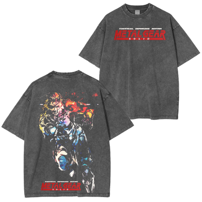 Metal Gear Vintage Washed T-shirt/Crewneck/Hoodie