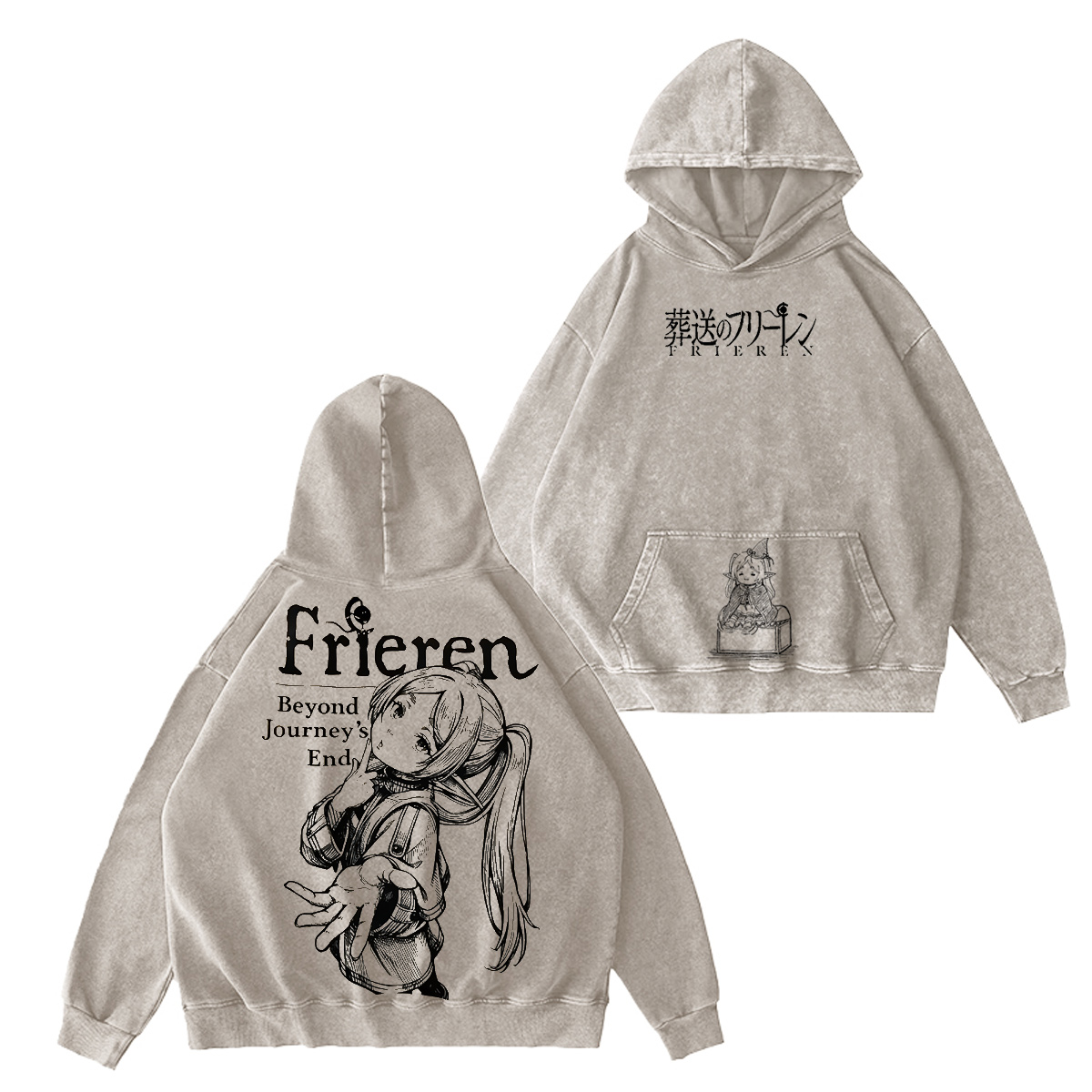 Frieren Beyond Journey's End Oversized T-shirt/Crewneck/Hoodie